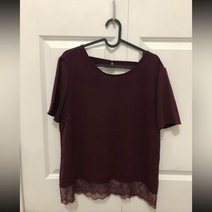Dynamite Burgundy Top Large